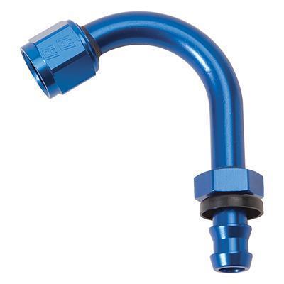 Russell 624280 hose end twist-lok 120 deg -10 an hose to female -10 an blue ea