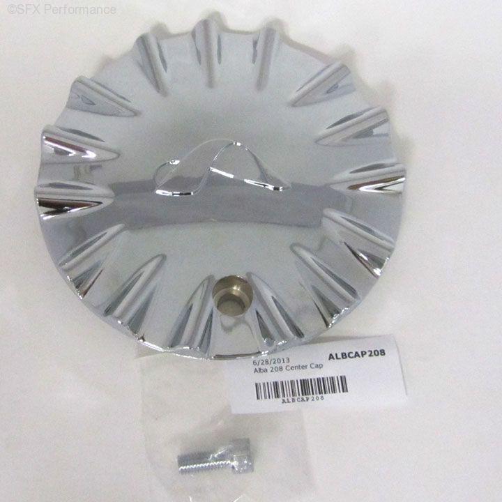 Alba 208 wolverine center cap kd-208 chrome includes screw 5-7/8 inch diameter