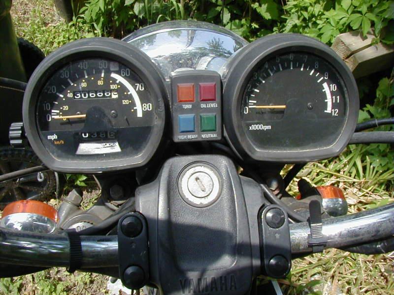 1982 yamaha 650 speedometer tachometer guages 