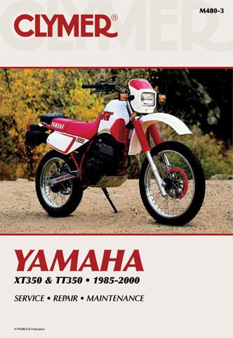 1985-2000 yamaha  xt350 & tt350 clymer manual yam xt350 & tt350 85-00 m4803