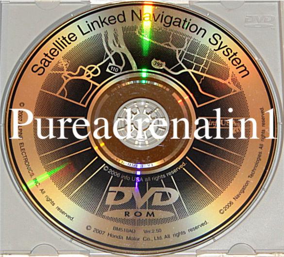 Oem 2001 2002 acura cl mdx suv navigation satellite black map disc cd dvd 2.50