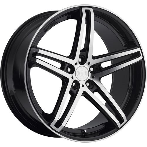 22x9 black tis 536mb wheels 5x120 +40 pontiac gto g8 lexus ls 460 ls 600h