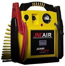 Jump-n-carry 1700-amp 12-volt jump starter with power source & air comp car new