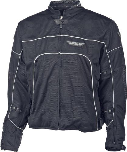 Fly racing coolpro ii mesh motorcycle jacket black large 477-4030-3
