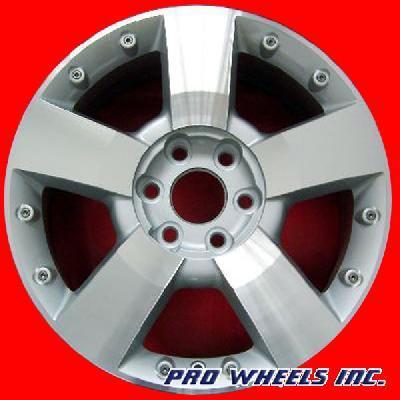 Gmc acadia 19x7.5" machined silver factory original wheel rim 5282