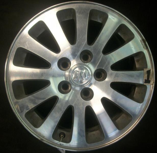 Wheel 06 07 08 lucerne 16x7 12 spoke silver finish opt qc4 1200070