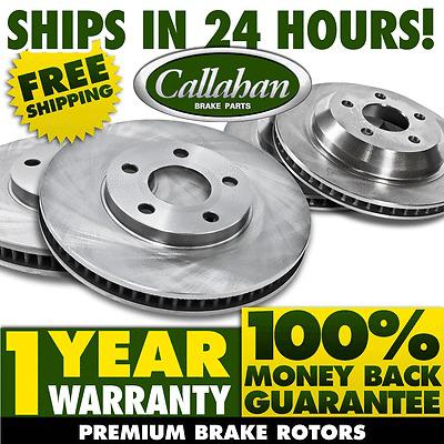[front & rear] premium callahan oe quality replacement balanced brake rotors 4wd