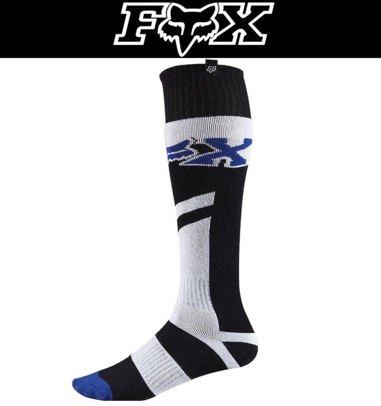 Fox racing fri anthem thin socks blue black shoe sizes 6-13 dirt atv mx 2014