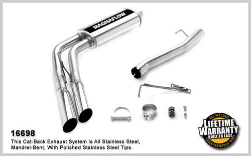 Magnaflow 16698 dodge truck ram 1500 truck stainless cat-back system exhaust