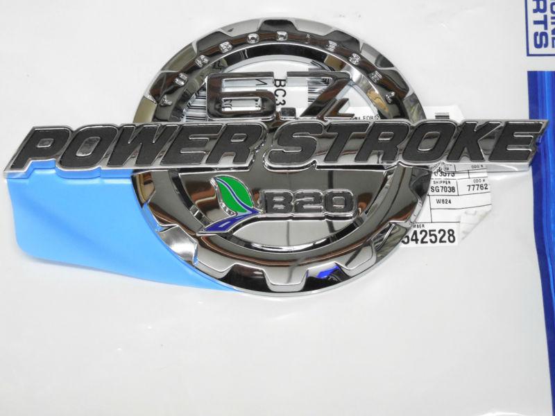 2011 2012 2013  ford f250 f350 f450 6.7 power stroke diesel door emblem new oem