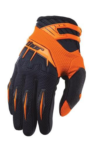 Thor 2014 spectrum gloves orange black x-small new motocross