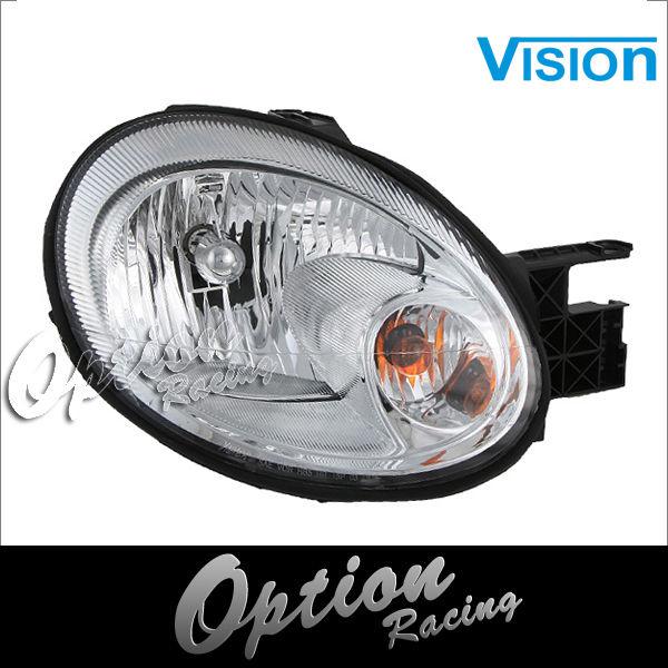 Right passenger single side headlight replacement 2003-2005 dodge neon