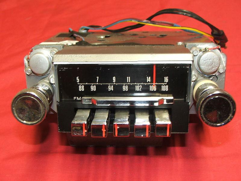 67 mustang shelby am-fm radio t bird orig restored