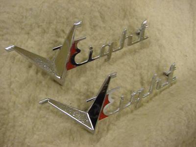 Dodge 1954 nos v eight emblems