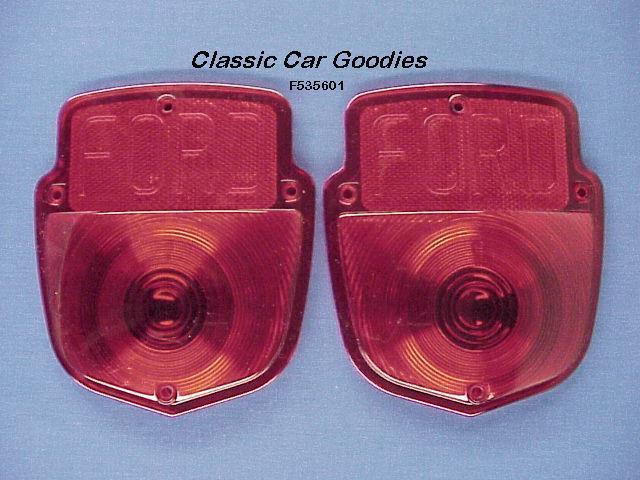 1953-1956 ford truck "ford" tail light lenses 1954 1955