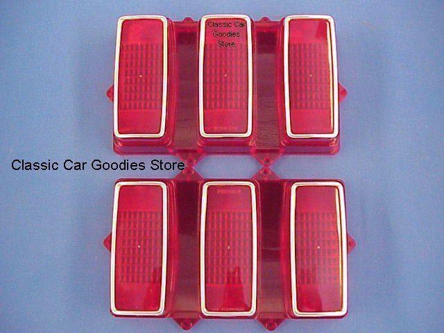 1969 ford mustang tail lights lens (2) brand new!