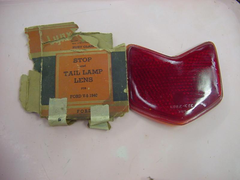 Nos 1940 ford tail light lense