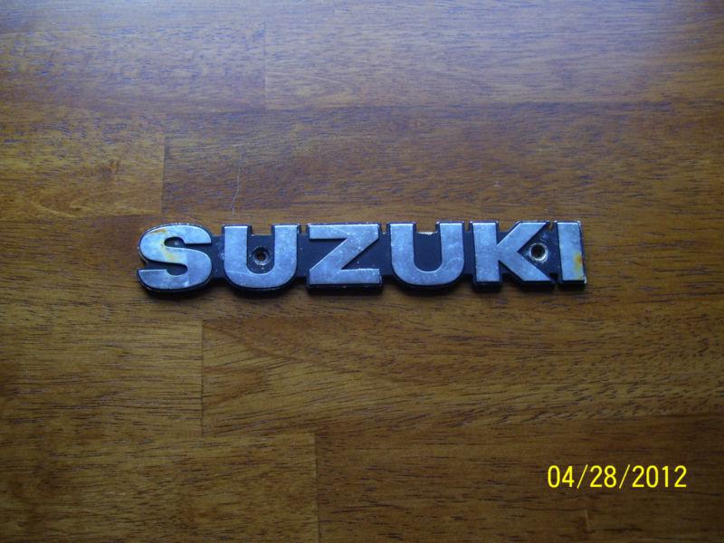 1976 suzuki gs750 gas tank emblem