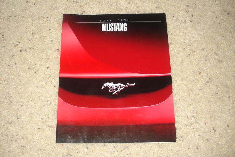 1994 mustang ford dealer  24 page sales brochure