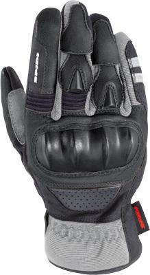 New spidi t-road adult leather gloves, black/gray, 3xl/xxxl