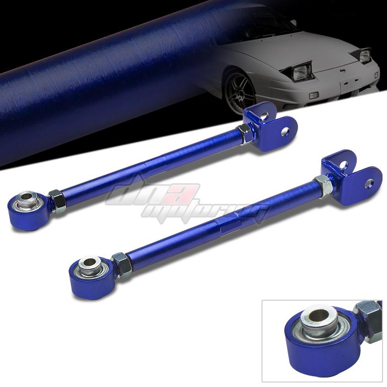 89-98 240sx s13 s14 blue adjustable rear toe control arm/rod/bar suspension kit
