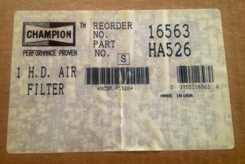 Champion ha526 air filter