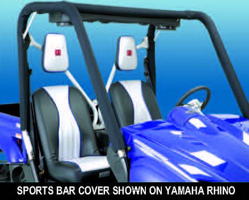 Vdp6020-sport bar covers - black nylon - yamaha rhino