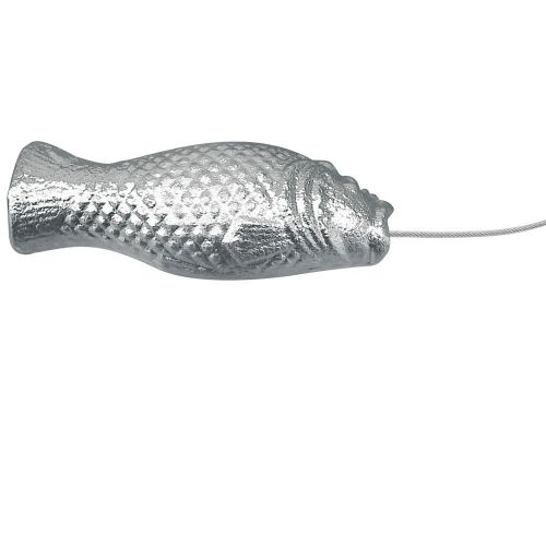 Tecnoseal grouper suspended anode w/cable &amp; clamp - zinc -00630fish