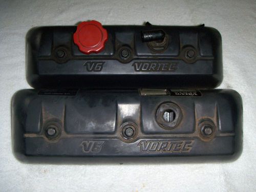 Gm v6 vortec valve cover set gm part #10201390 #10201390 volvo penta mercruiser