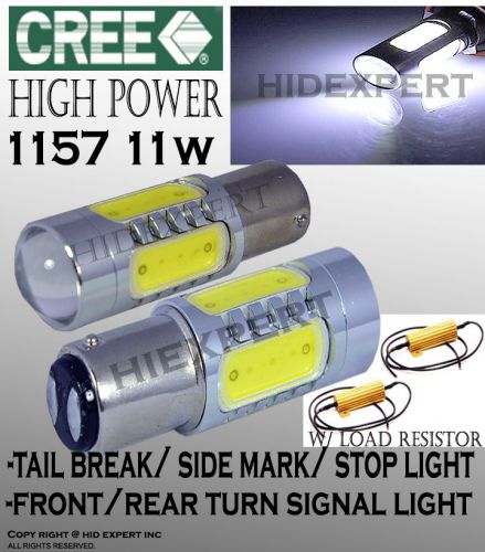 Icbeamer two 1157 cree led plasma projector stop hight power light w/ ir6951