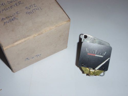 Nos ammeter amp gauge 1941 dodge 41 d19 mopar # 941741