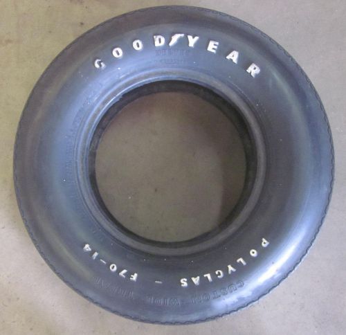 Goodyear polyglas f70-14 tire spare gto ss chevelle camaro j10360