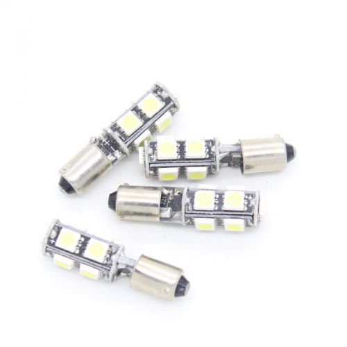 10x ba9s t11 9smd car auto led light 6523 1895 h6w t4w 9 led smd 5050 canbus