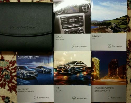 2014 mercedes benz cla class owners manual, command manual complete set