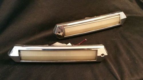 Oem vintage 1977-1979 lincoln continental side opera light set of two