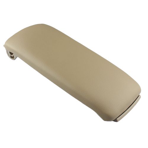 Beige armrest center console cover lid storage box for audi a4 s4 a6 00-06