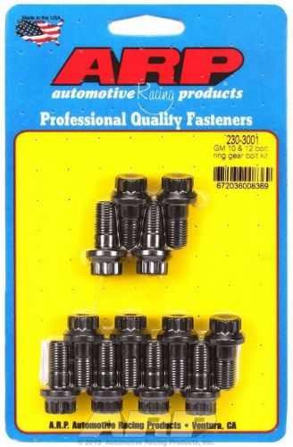 Arp ring gear bolt kit gm 10/12 bolt p/n 230-3001
