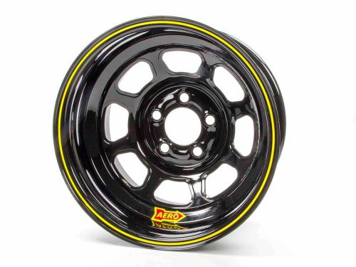 Aero race wheels 56-series 15x8 in 5x5.00 black wheel p/n 56-185030