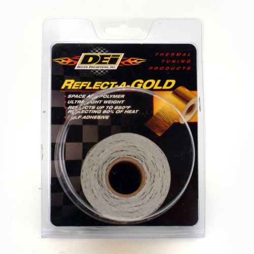 Dei 10397 reflect-a-gold tape 2&#034; x 30ft roll heat reflective aluminized