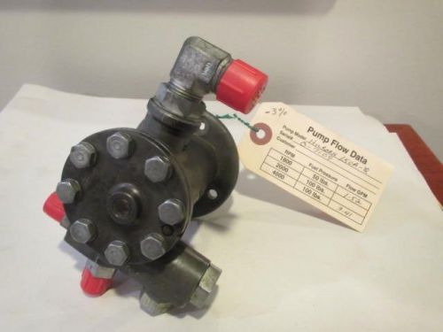 Hilborn 150a-0 fuel pump flows  3.41 gpm   -    vintage 1965-1971