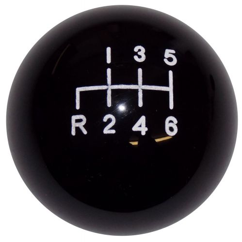 Black 6 speed reverse down left shift knob m10x1.50 thread size