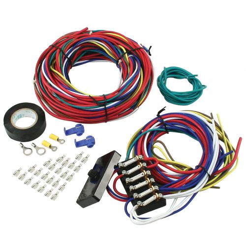 Empi 9466 vw dune buggy sand rail baja universal wiring harness with fuse box