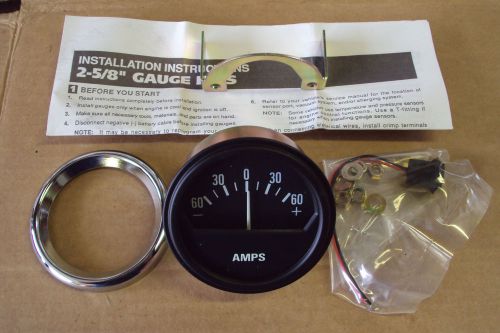 2 5/8&#034; ammeter gauge with chrome bezel part # s5854