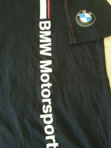Ifindrare! puma bmw motorsports blue medium shirt wlogo graphic-arm print vgc