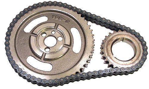 Big block chevy sportsman dual double roller timing chain &amp; gears set bbc