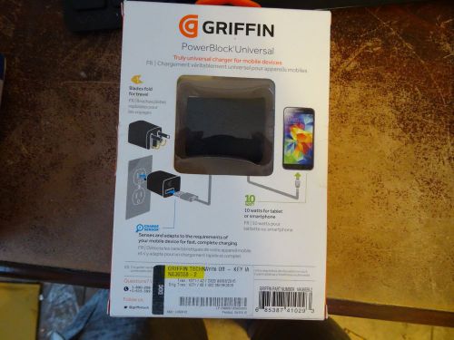 Griffin technology powerblock universal micro for usb-charging devices black