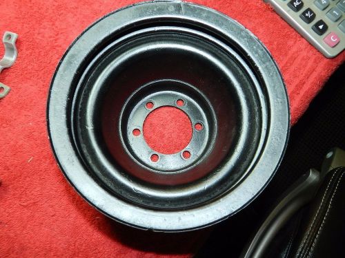 Clean 4 groove crank pulley 383/440 w/air 68/69/70/71/72 fury/satellite/charger.