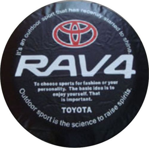 Wheel spare tire cover 16inch fit for toyota rav4 size l synthetic leather