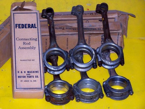 Connecting rods chevrolet car truck 1937 1938 1939 babbitt recondition h&amp;h 18l