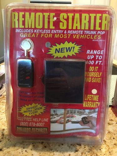 Bulldog security remote starter model rs102 brand new in original package!